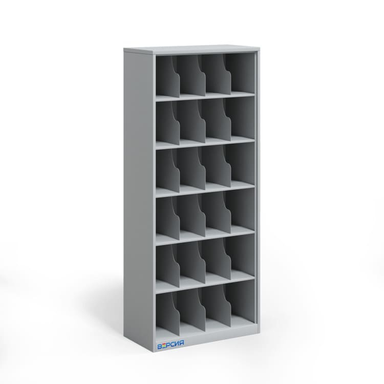 Металлический шкаф для 24 противогазов ХПГ-24-800, без двери Металлический шкаф для 24 противогазов ХПГ-24-800, без двери