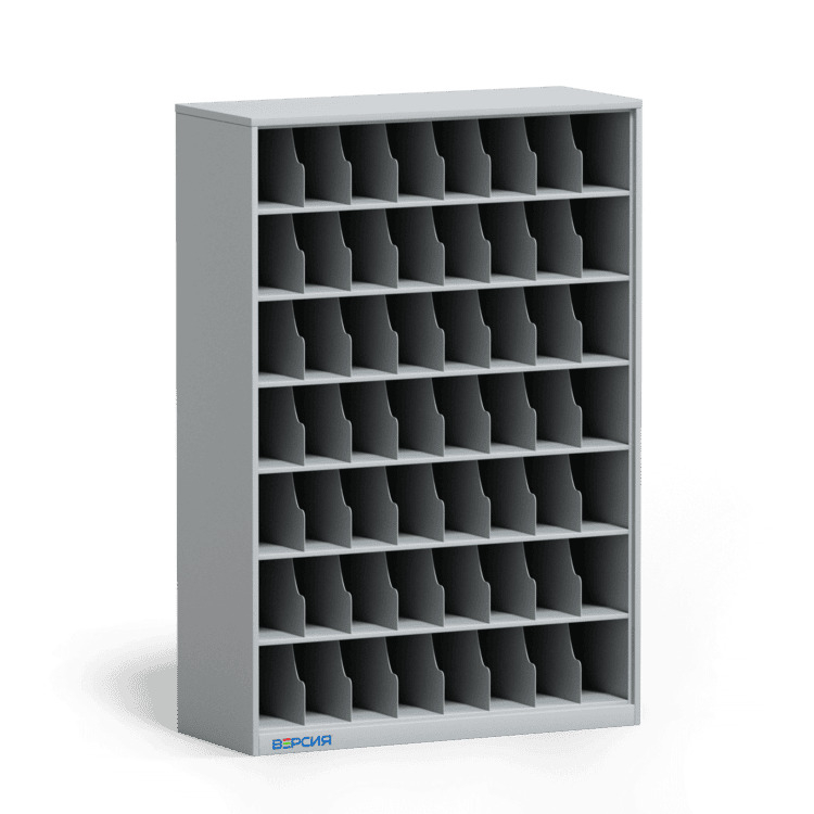 Металлический шкаф для противогазов ХПГ-56 без дверей Металлический шкаф для противогазов ХПГ-56 без дверей