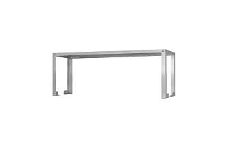 Полка-надстройка настольная ПННн - 600x400x400 Norma Inox, нерж., 1 уровень