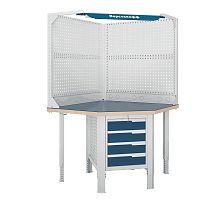 Верстак (угловой) CTR U532.S4.1-2FR