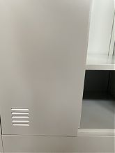 Шкаф металлический для одежды двухдверный 1850х520х500мм (2L-B1A-520)