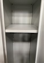Шкаф металлический для одежды двухдверный 1850х520х500мм (2L-B1A-520)