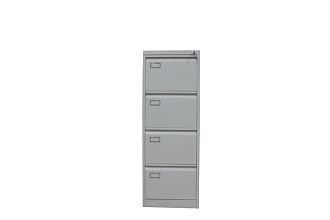Картотека металлическая быстросборная, 4 ящика (1320х600х470) D-A4