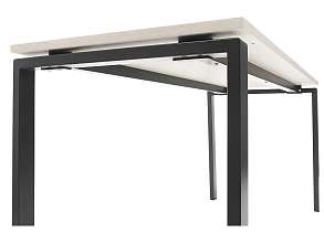 Стол NT 120X70 вяз натуральный/серый