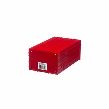 Пластиковый короб С-2-красный-прозрачный 250х140х100 мм