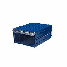 Пластиковый короб С-510-синий-прозрачный 260х364х150мм