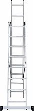 Лестница алюминиевая трехсекционная NV1230.8