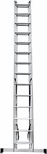 Лестница алюминиевая трехсекционная NV1230.14
