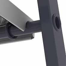 Стремянка стальная с алюминиевыми ступенями и органайзером NV2135.3