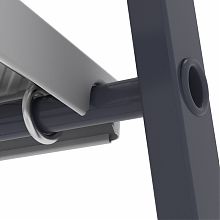 Стремянка стальная с алюминиевыми ступенями NV2130.3