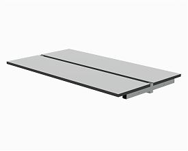 Полка для оборудования 2х(1200х400 мм)для 41.О (RAL7035)