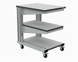 Стол подкатной Современный 690x460x840 мм ESD (RAL7035)