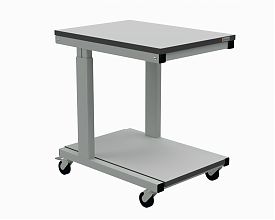 Стол подкатной 700х500 мм Улучшенный ESD(RAL7035)