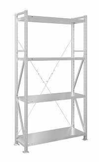 Стеллаж MS U 300x70x40/4 (Нагрузка на полку 300, сплошная)