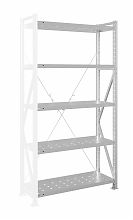 Стеллаж MS U 250x120x60/5 (Нагрузка на полку 300, перфорированная) ДС