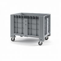 Пластиковый контейнер IBOX 1200х800 (сплошной, на колёсах)