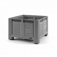 Пластиковый контейнер IBOX 1130x1130x760 (перфорированный, на ножках)