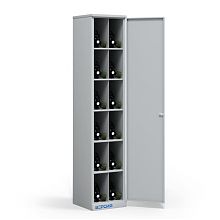 Металлический шкаф для хранения 12 противогазов ХПГ-12, с дверью Металлический шкаф для хранения 12 противогазов ХПГ-12, с дверью